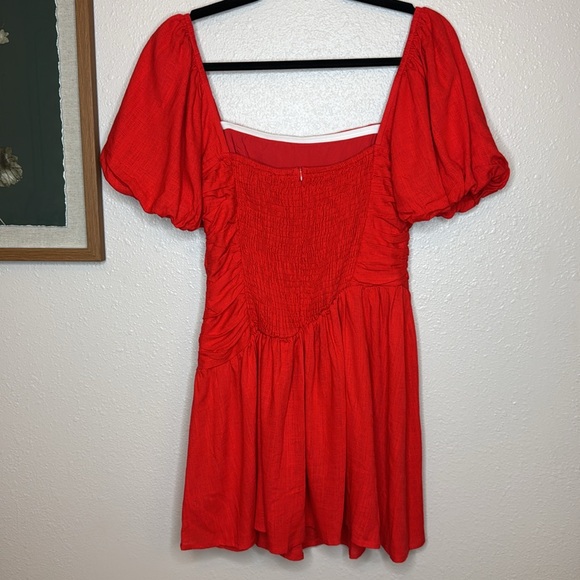 NWT Hello Molly Vibrant Red Mini Dress Pretty Pals - size US 6‎ / medium - Picture 10 of 16